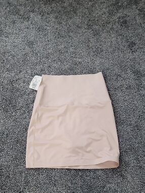 Light Pink High-Waist Mini Skirt